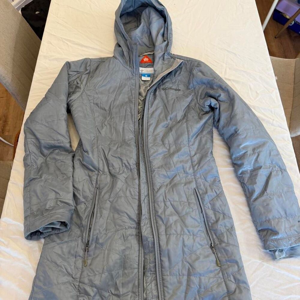 Columbia-sportswear Women's Grey and Blue Coat